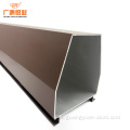 Bahagian dinding tirai aluminium